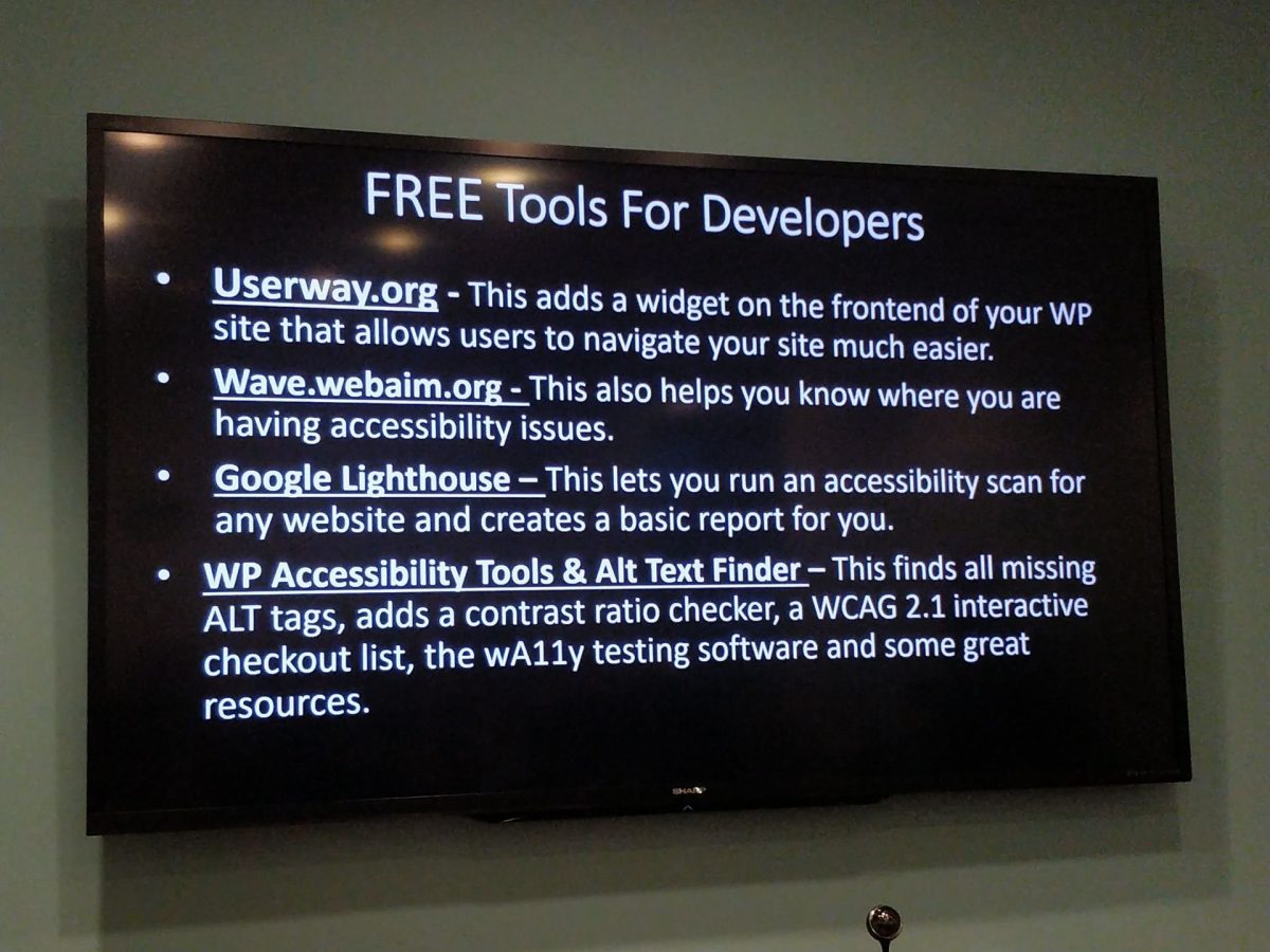 Free Tools for for web developers slide