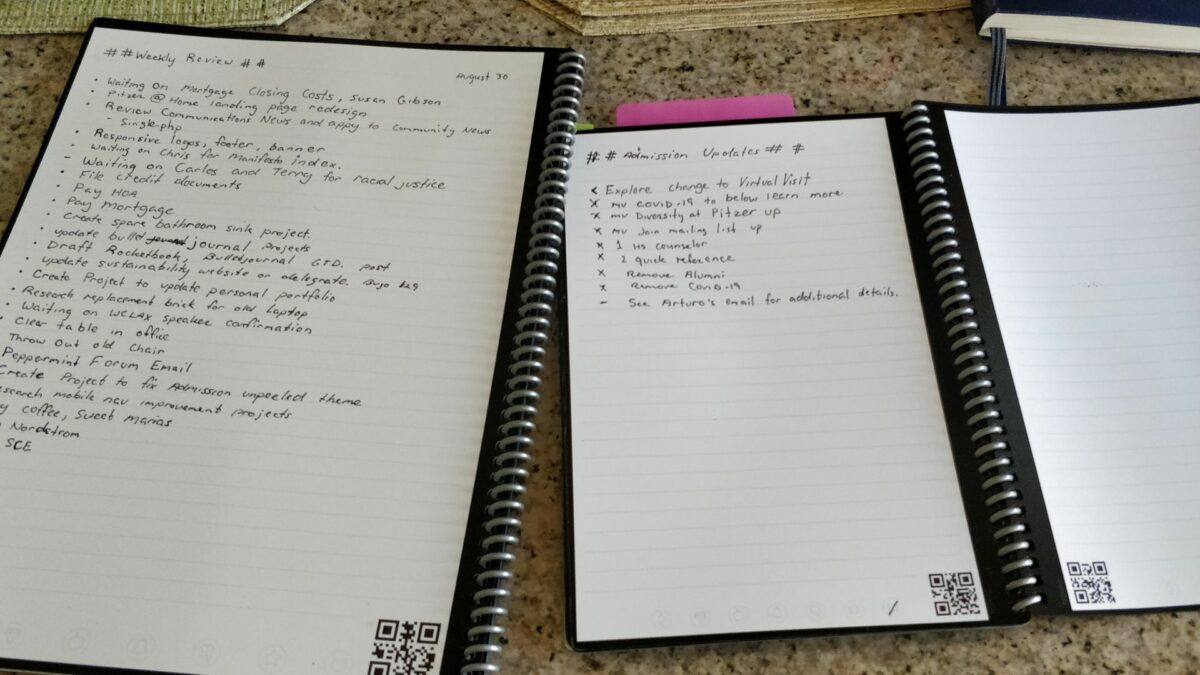 Getting Things Done with a Rocketbook and the Bullet Journal System